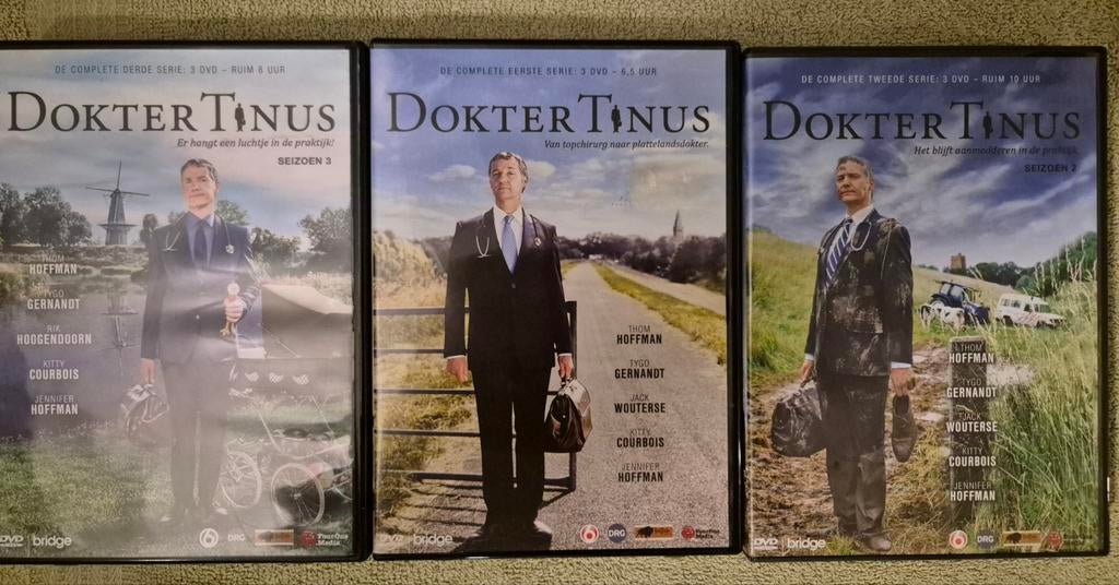 Dokter Tinus DVD Boxset - Seizoen 1, 2 & 3, Cd's en Dvd's, Alle leeftijden, Boxset, Ophalen of Verzenden, Zo goed als nieuw