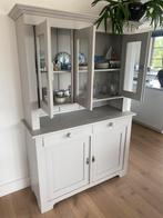 Authentieke buffetkast – oud grenen, kleur Warm Clay, Huis en Inrichting, Kasten | Buffetkasten, Ophalen, Gebruikt, 100 tot 150 cm