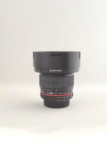 Samyang Nikon 8mm 3.5 fish-eye CS II beschikbaar voor biedingen