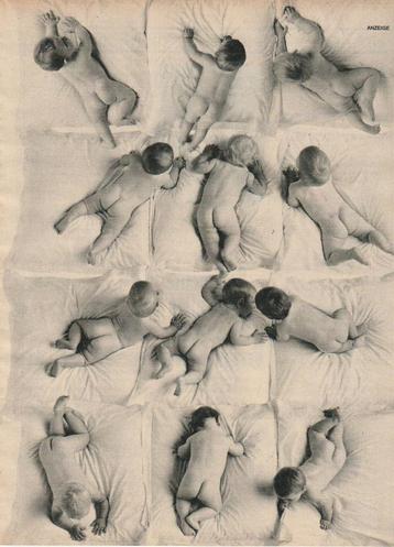 retro reclame 1972 Nivea alle baby's met hetzelfde probleem beschikbaar voor biedingen
