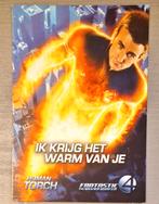Fantastic four 4 Human Torch Ansichtkaart, Verzenden, 1980 tot heden, Ongelopen, Overige thema's