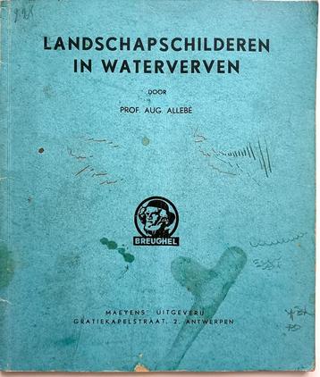 Landschapschilderen in waterverven   beschikbaar voor biedingen