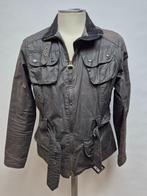 Barbour dames wax jas ''Int. Biker' maat 42, Ophalen, Barbour, Zwart, Maat 42/44 (L)