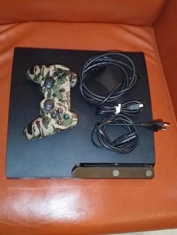PS3 Slim 250GB + Compleet + 2 Games beschikbaar voor biedingen