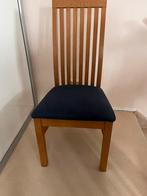 4x stoel, Huis en Inrichting, Stoelen, Ophalen, Blauw, Vier, Hout