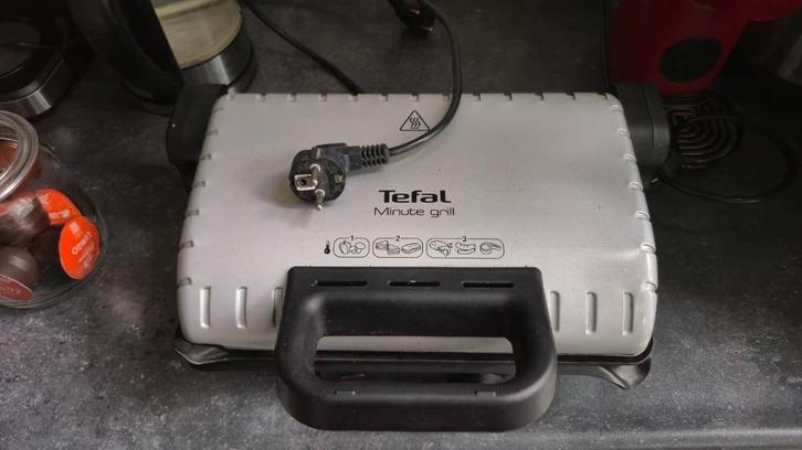 Tefal grill, elektrische grill, Tuin en Terras, Elektrische barbecues, Gebruikt, Ophalen