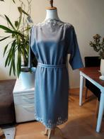 Vintage jaren '60 grijze 100% wollen jurk maat S/M, Maat 38/40 (M), Ophalen of Verzenden, Zo goed als nieuw, Grijs