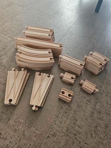 Playtive Houten Treinbaan - 50 Stuks beschikbaar voor biedingen