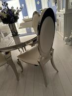 Ronde design barok eethoek, Ophalen of Verzenden, Zo goed als nieuw, 4 tot 6 stoelen