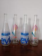Evian Flessen - Jean Paul Gaultier & Issey Miyake, Gebruikt, Overige kleuren, Ophalen of Verzenden, Glas