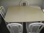 Eetkamer tafel met 4 stoelen, Ophalen, Gebruikt