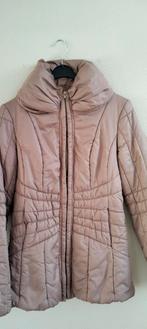 Mooie beige winterjas merk Vila mt L met lekker hoge kraag, Beige, Maat 42/44 (L), Ophalen of Verzenden, Onbekend