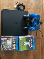 Ps4 slim 500 gb met 11 spellen, Spelcomputers en Games, Spelcomputers | Sony PlayStation 4, Met 2 controllers, Ophalen of Verzenden