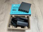 TL-SG1005P | 5-Port Gigabit Desktop Switch with 4-Port PoE, Computers en Software, Netwerk switches, Ophalen of Verzenden, Zo goed als nieuw