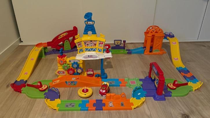 Vtech Toet Toet Auto Super Rc Racecircuit, Kinderen en Baby's, Speelgoed | Vtech, Zo goed als nieuw, 2 tot 4 jaar, Ophalen of Verzenden