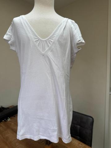 ESPRIT shirt met v-hals wit NIEUW maat XXL (44) D30 beschikbaar voor biedingen