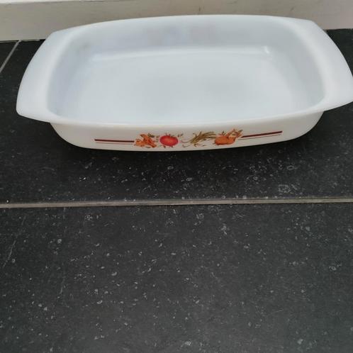 Ovenschaal,RETRO,ACROPOL FRANCE,wit,vuurvast,Vintage,fruit, Huis en Inrichting, Keuken | Keukenbenodigdheden, Nieuw, Ophalen of Verzenden