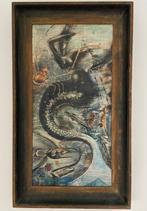 Zeemeermin Schilderij op paneel Cloeck 1929, Antiek en Kunst, Kunst | Schilderijen | Klassiek, Ophalen
