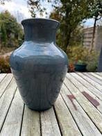 Glanzende blauwgrijze vaas, keramiek, Overige kleuren, Aardewerk of Porselein, Nieuw, Ophalen of Verzenden