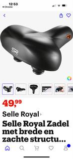 Selle Royal Zadel - Comfortabel en Breed, Fietsen en Brommers, Fietsonderdelen, Ophalen of Verzenden, Nieuw, Algemeen, Zadel