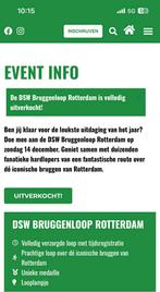 Kaartje DSW bruggenloop, Tickets en Kaartjes, Evenementen en Festivals, Eén persoon