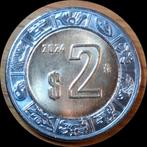 131# Mexico 2 Pesos 2024 km604, Postzegels en Munten, Munten | Amerika, Ophalen of Verzenden, Midden-Amerika