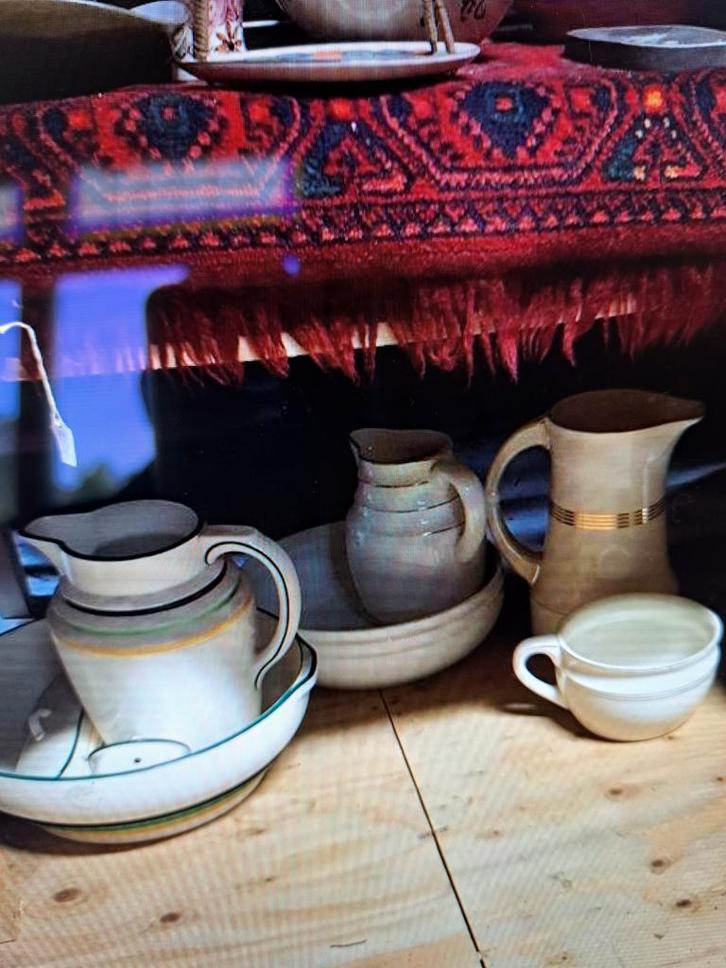 Lampet set, Antiek en Kunst, Antiek | Keramiek en Aardewerk, Ophalen of Verzenden