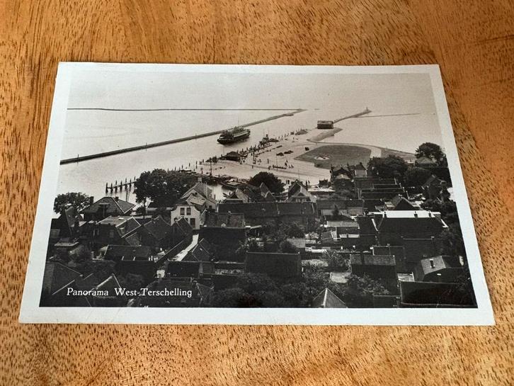 Ansichtkaart Terschelling veerboot Rederij Doeksen, Verzamelen, Scheepvaart, Ophalen of Verzenden