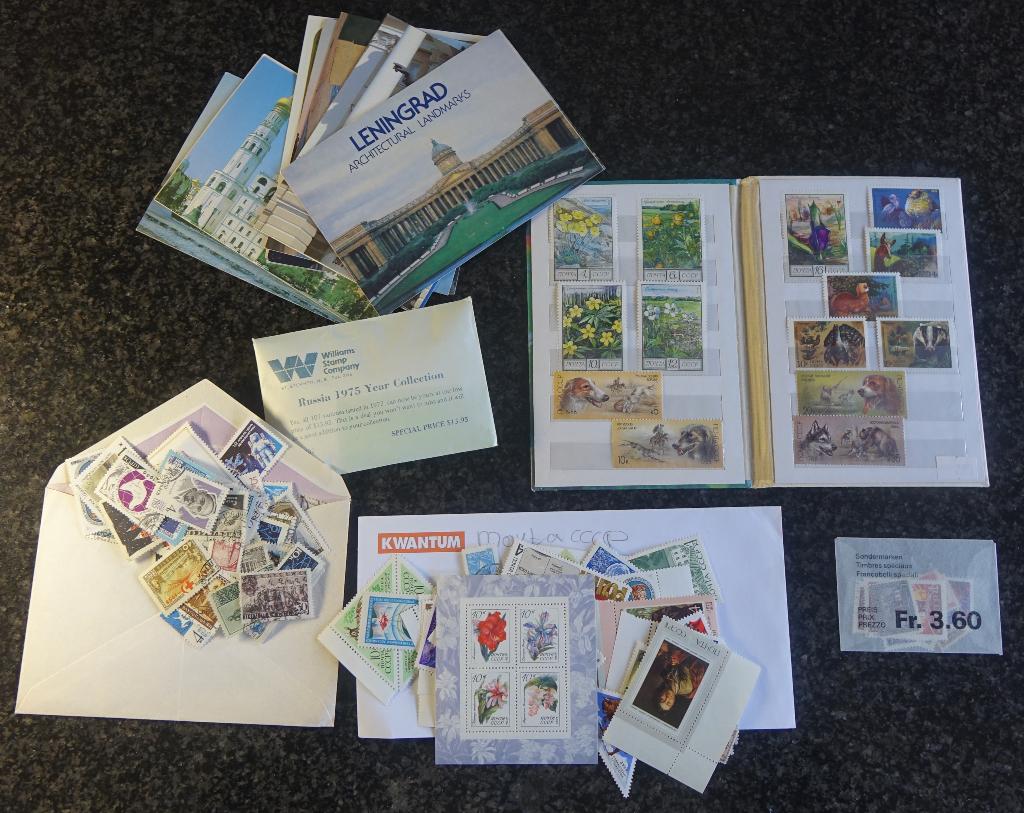 Kaveltje postzegels Rusland, Ophalen of Verzenden