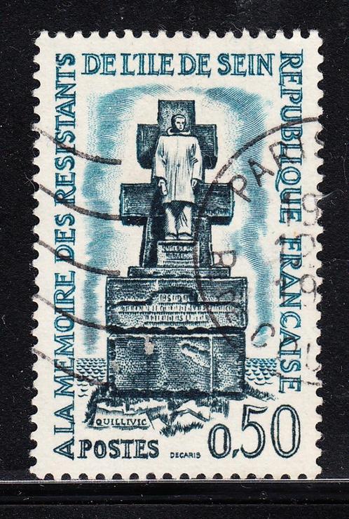 3062 - Frankrijk michel 1391 gestempeld , Oorlogsmonument Il, Postzegels en Munten, Postzegels | Europa | Frankrijk, Gestempeld