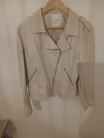 Leren jasje creme, Ophalen of Verzenden, Zo goed als nieuw