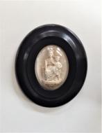 Antieke reliekschrijn relikwie Heilige Maria met kind Jezus, Antiek en Kunst, Ophalen of Verzenden