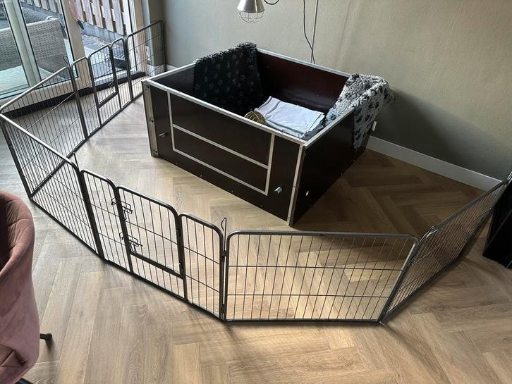 Complete Puppyuitzet, Werpkist, Rensets, Accessoires, etc!, Dieren en Toebehoren, Honden-accessoires, Zo goed als nieuw, Ophalen