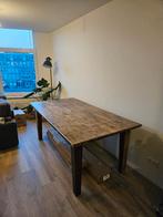 Mooie Houten eettafel, Huis en Inrichting, Tafels | Eettafels, Ophalen, Gebruikt, Eikenhout, 50 tot 100 cm