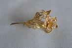 Filigrain Broche Zilver Verguld, Ophalen of Verzenden, Zilver, Broche, Verguld
