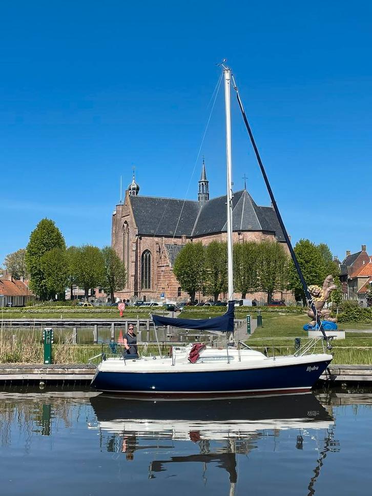 Contest 25 met zgan zeilen, Watersport en Boten, Kajuitzeilboten en Zeiljachten, Gebruikt, Tourjacht of Cruiser, Polyester, 6 tot 9 meter