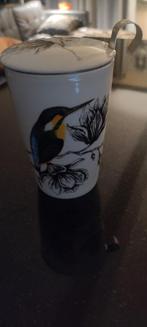 Mooie theebeker met deksel, Huis en Inrichting, Overige typen, Ophalen of Verzenden, Zo goed als nieuw, Overige stijlen