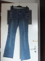 Aparte 5 pocket jeans met studs en glitters afgewerkt. 38/40, W30 - W32 (confectie 38/40), Jordon Jeans, Gedragen, Verzenden
