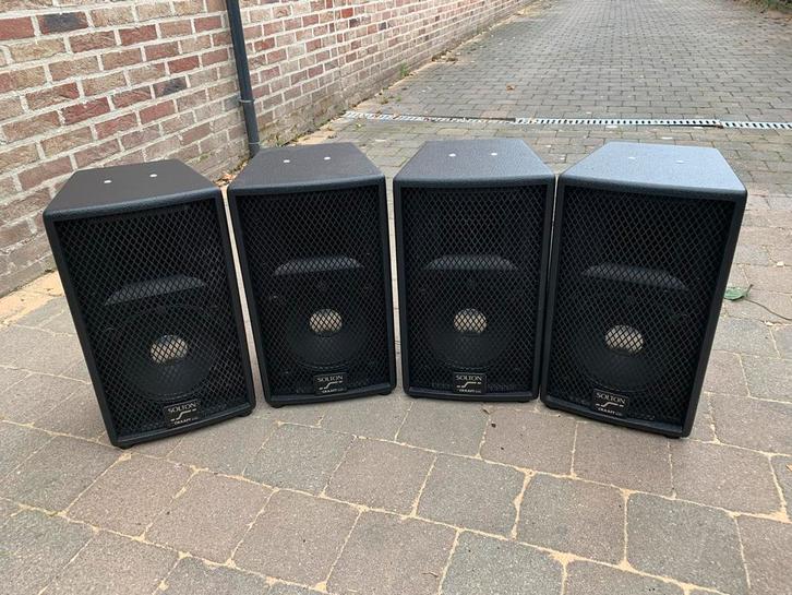 Solton IP 8/2 Luidsprekers - Topconditie!, Audio, Tv en Foto, Luidsprekers, Zo goed als nieuw, Front, Rear of Stereo speakers