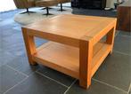 Hoektafel, salontafel, eiken 70*70*42, Ophalen, 50 tot 100 cm, 50 tot 100 cm, Zo goed als nieuw