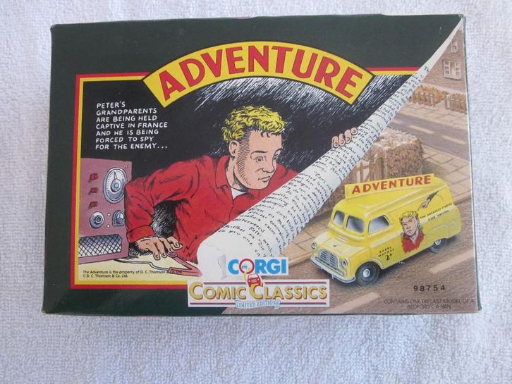 Corgi Comic Classics Adventure met certificaat en in doos ., Hobby en Vrije tijd, Modelauto's | 1:43, Nieuw, Auto, Corgi, Ophalen of Verzenden