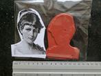 VINTAGE DAME RUBBER STEMPEL JOURNALING KAARTEN MAKEN, Ophalen of Verzenden, Nieuw, Unmounted stempel