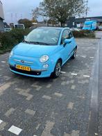 Fiat 500 1.2 C 2010 Blauw, Auto's, Voorwielaandrijving, 1242 cc, 4 cilinders, 840 kg