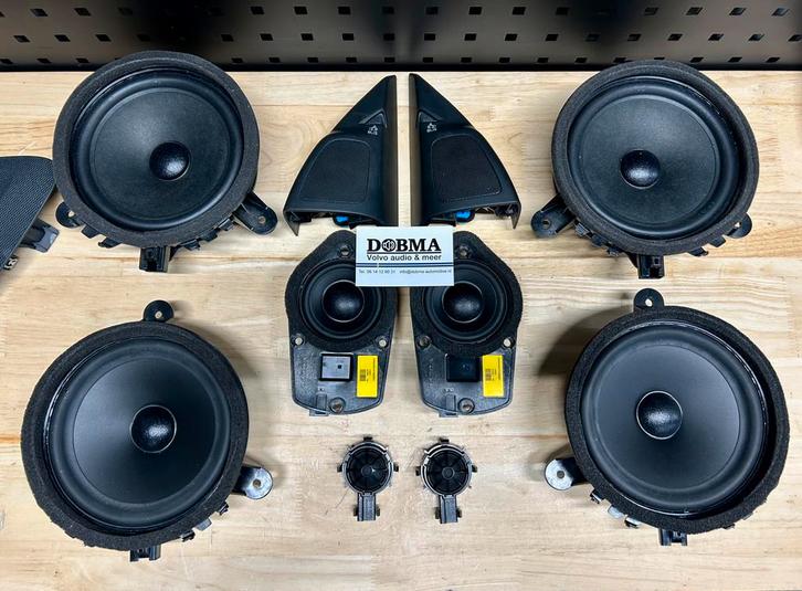 Premium Sound speakerset Volvo V60 S60 Harman Kardon, Auto diversen, Autospeakers, Gebruikt, Ophalen of Verzenden