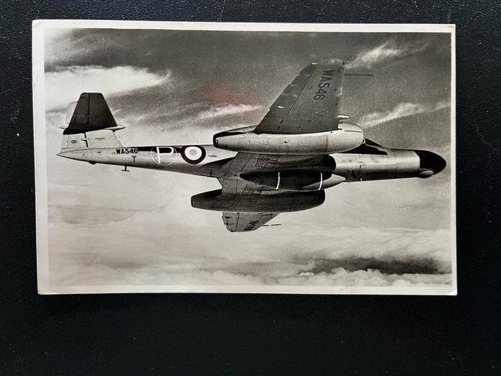 Gloster “Meteor NF 11”, Verzamelen, Luchtvaart en Vliegtuigspotten, Gebruikt, Kaart, Foto of Prent, Verzenden