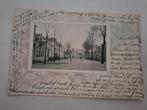 Meppel, stationsweg, gelopen, Verzamelen, Ansichtkaarten | Nederland, Ophalen of Verzenden, 1940 tot 1960, Friesland