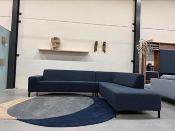 Nieuw Gelderland 6511 Hoekbank Blauw Zero stof design Bank beschikbaar voor biedingen