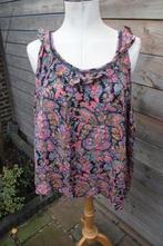 Tuniek Paprika rose/ paars/ zwart mt 6 (54) Vaste prijs OPRU, Kleding | Dames, Grote Maten, Zwart, Zo goed als nieuw, Paprika