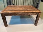 Antiek houten vierkante (eet)tafel, Ophalen