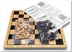 Houten Schaakspel, Een of twee spelers, Ophalen of Verzenden, Nieuw